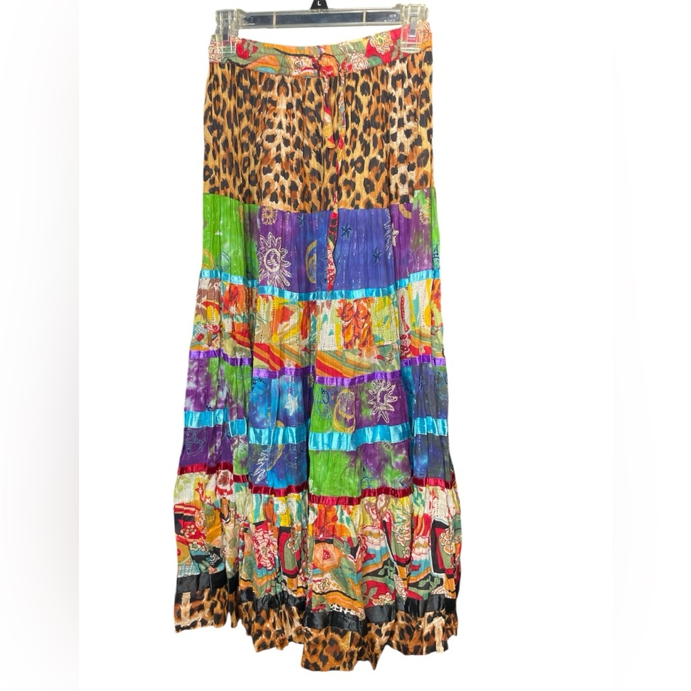 Colorful Bohemian skirt